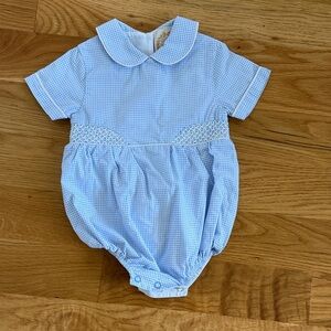 The Beaufort Bonnet Company Blue Gingham Bubble